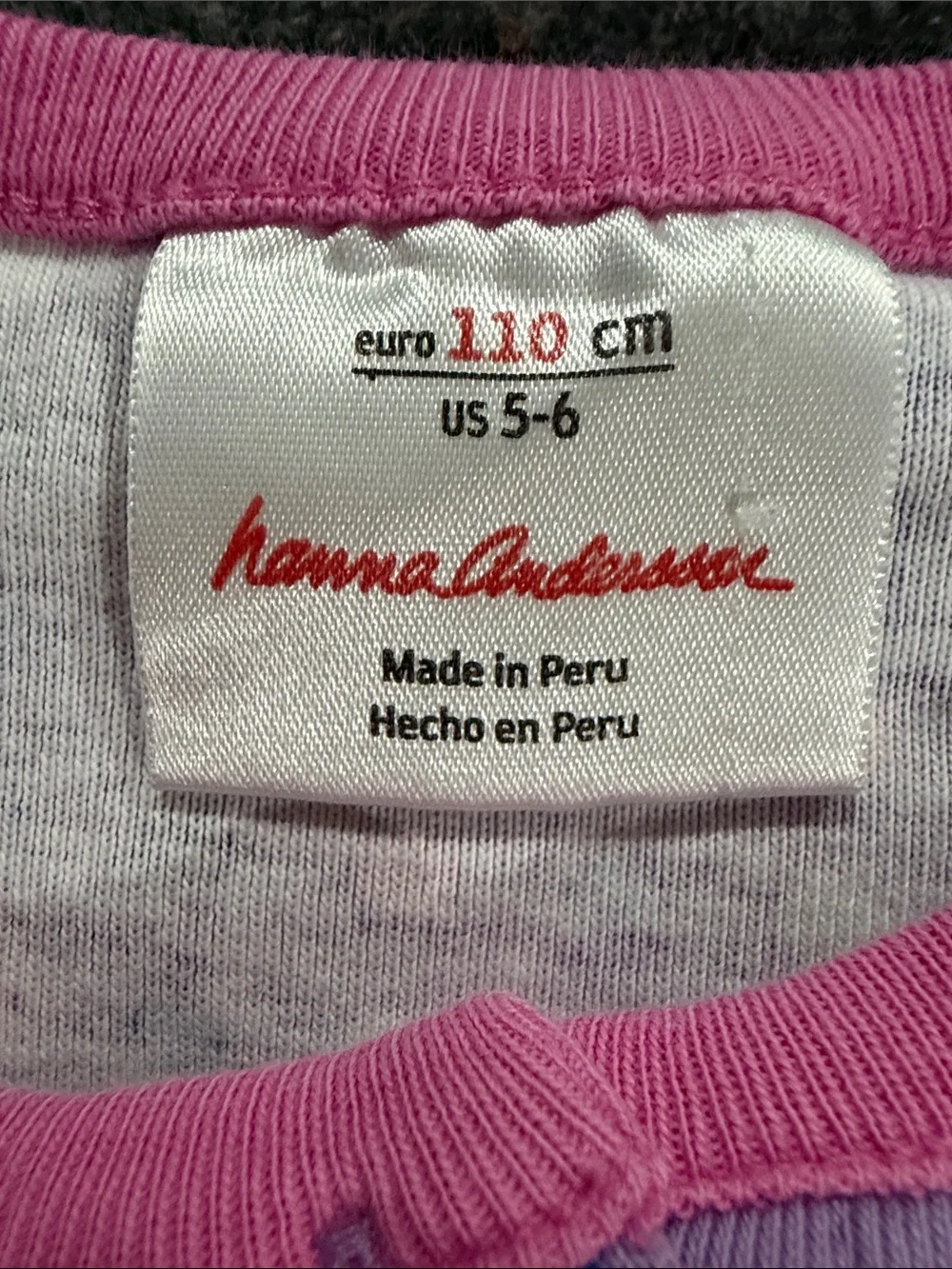 Hanna Andersson Purple Polka Dot Short-Sleeve Dress with Pink Trim
